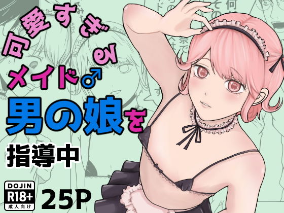 可愛すぎるメイド男の娘♂を指導中 アイキャッチ画像 【同人DLランキング【最新】】