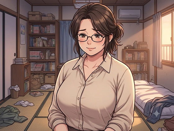 【官能小説】バイト先の真面目なパートさん  第二話  看病のつもりが…不慣れなご奉仕 アイキャッチ画像 【同人DLランキング【最新】】